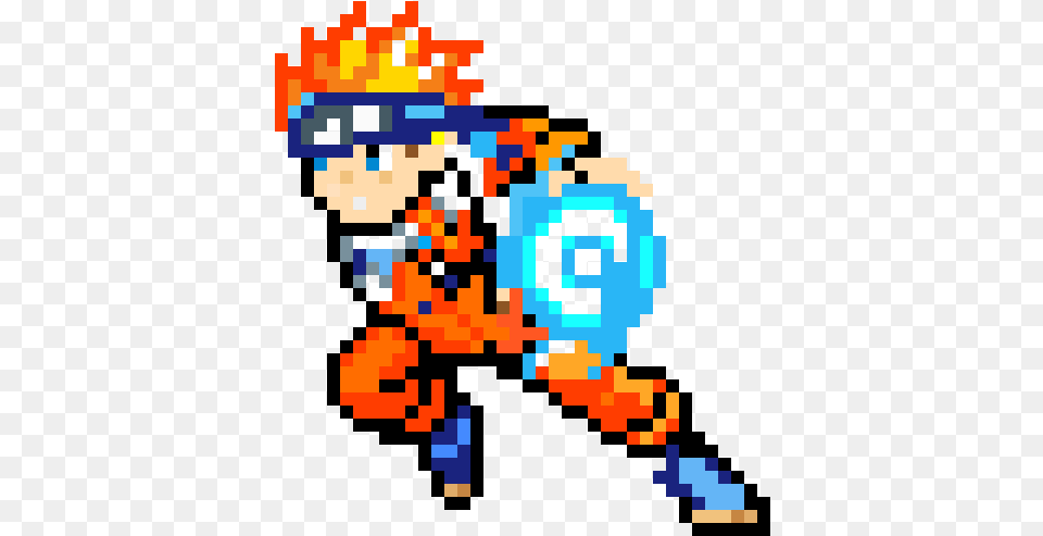 Naruto Pixel Art, Qr Code Free Transparent Png