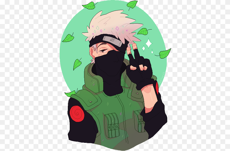 Naruto Pixel Transparent Myarts Kakashi Hatake Wow Its Been, Green, Person, Baby, Comics Free Png Download