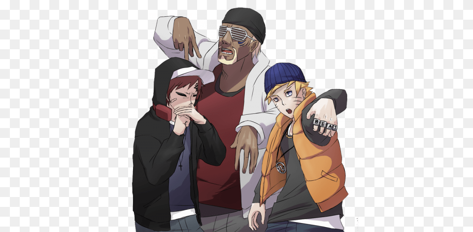 Naruto Rap Gang Killer Bee Naruto Rap Naruto Gaara Killer Bee, Publication, Book, Comics, Adult Free Png