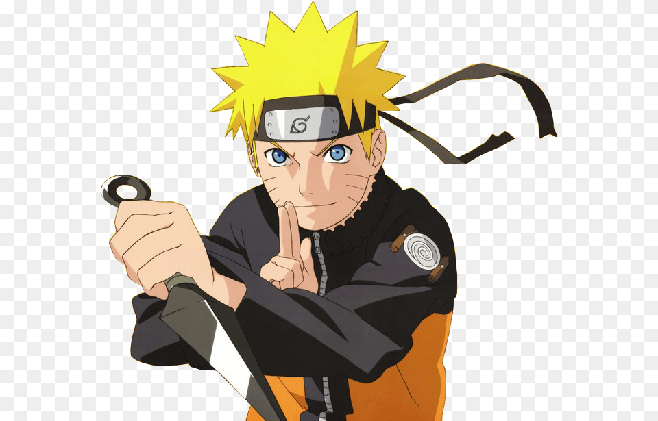 Naruto Render, Book, Comics, Publication, Person Png