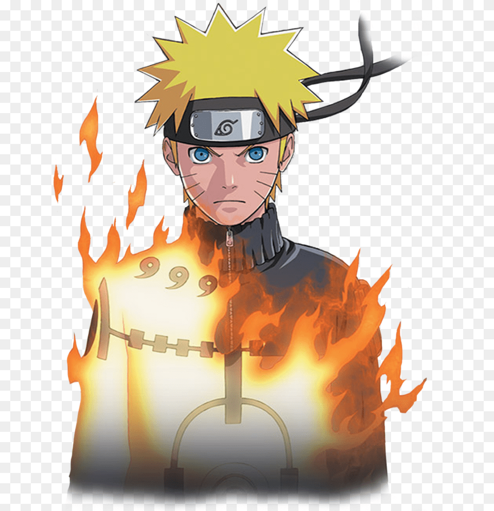 Naruto Render, Adult, Person, Flame, Fire Free Png Download
