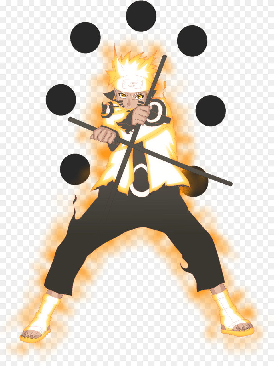 Naruto Rikudo, Person, Sword, Weapon, Face Free Png