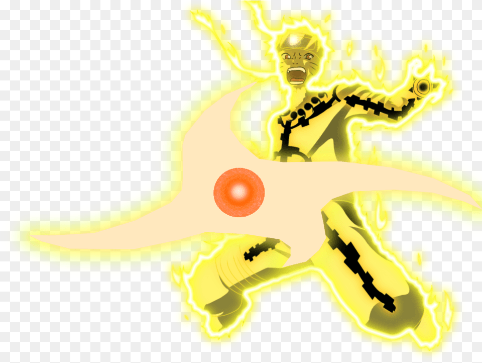 Naruto Rikudou Mode Rasen Shuriken By Dragonballkc Naruto Bijuu Mode Rasengan Shuriken, Animal, Dinosaur, Reptile, Art Free Transparent Png