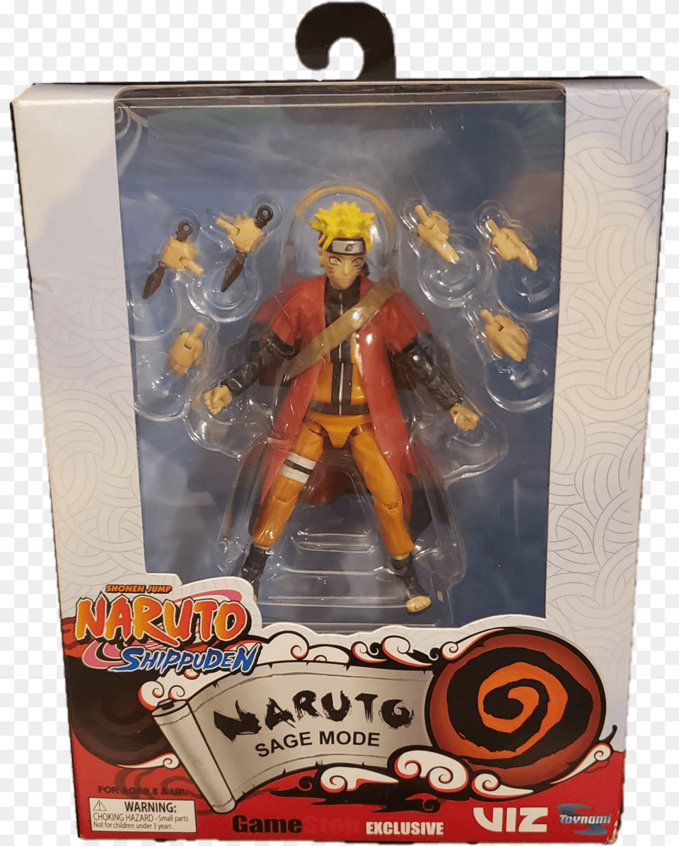 Naruto Sage Mode Figure Toynami, Toy, Figurine, Face, Head Free Transparent Png