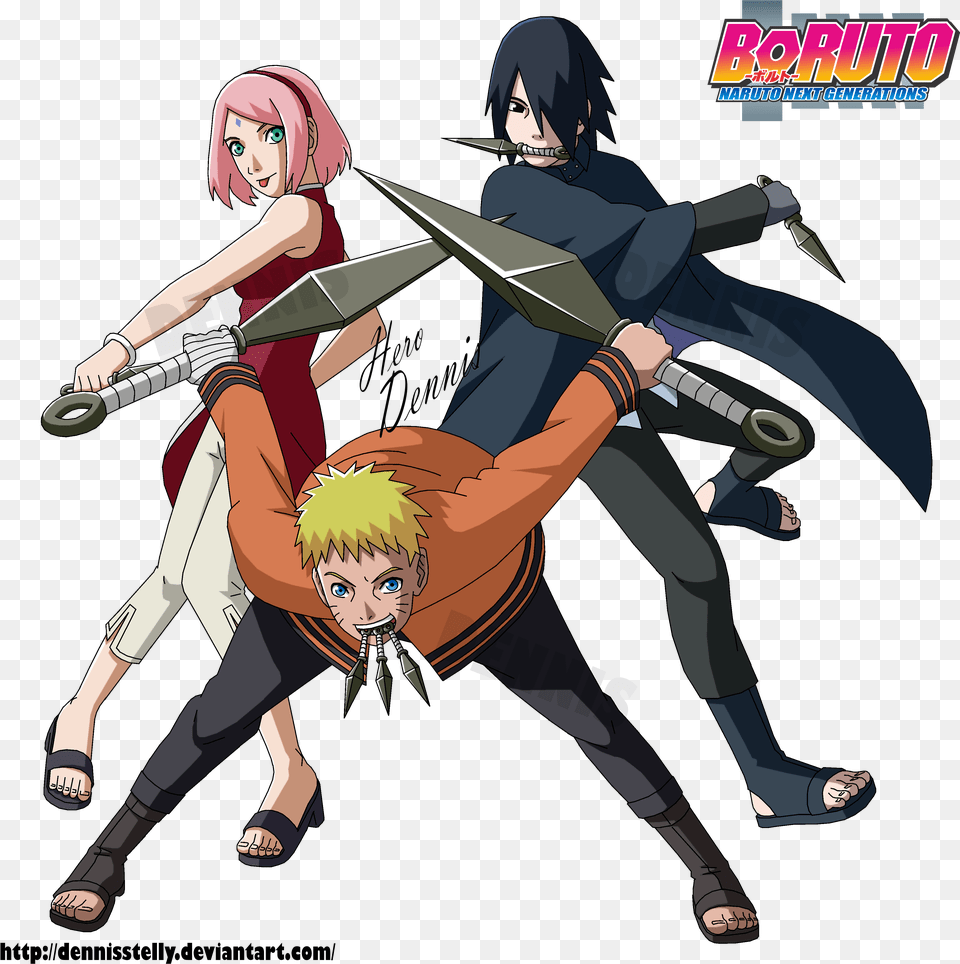 Naruto Sasuke Sakura Kakashi, Book, Comics, Publication, Adult Png Image