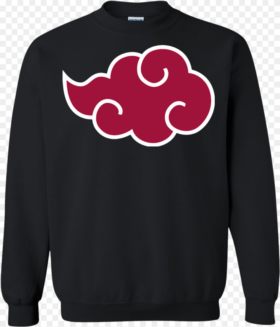 Naruto Ship Akatsuki Cloud Anti Leaf Black Pullover T Shirt Naruto Roblox Create, Clothing, Knitwear, Sweater, Sweatshirt Free Png Download