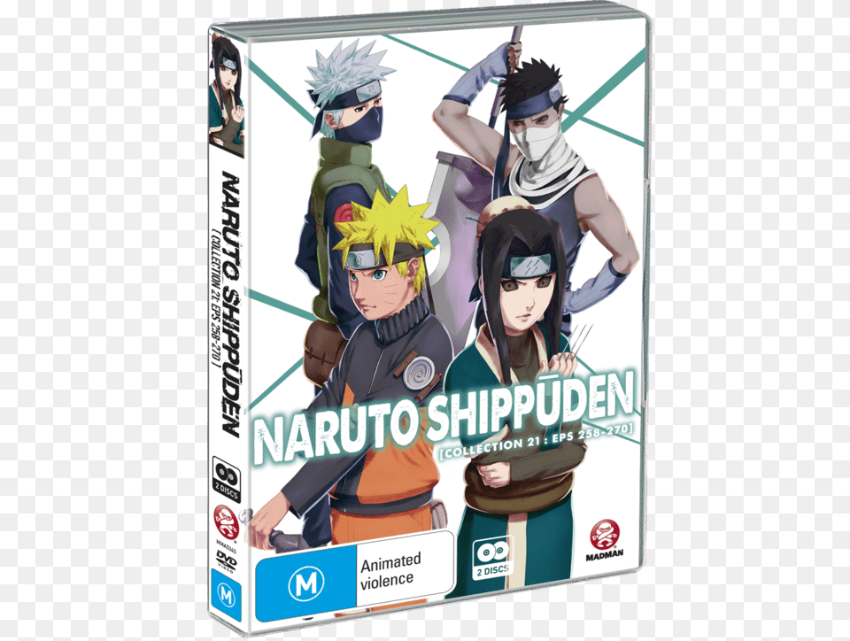 Naruto Shippuden Collection 21 Naruto Shippuden Collection 21 Episodes 258, Book, Comics, Publication, Person Free Png