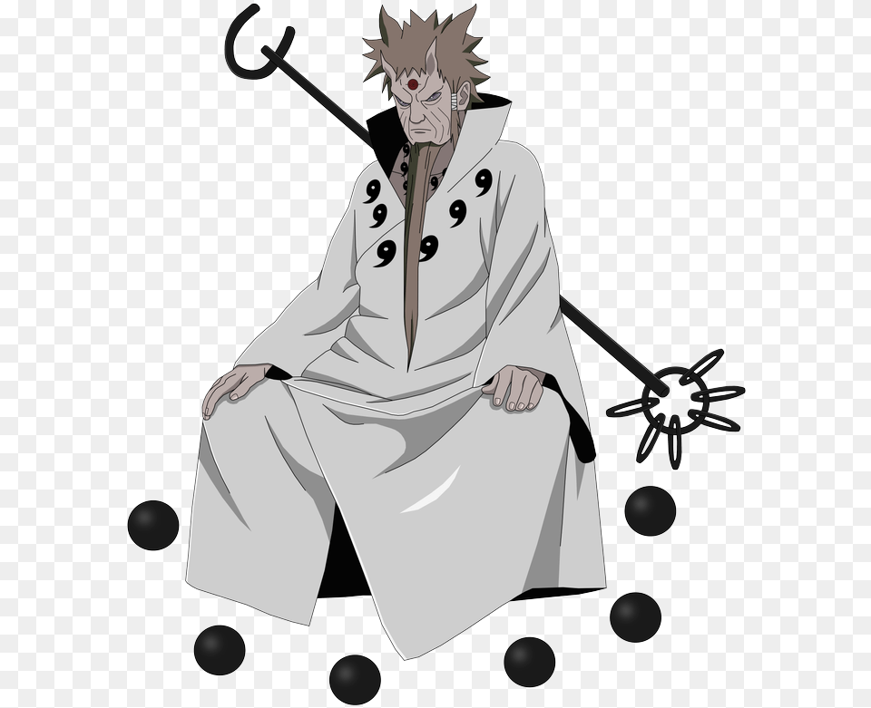 Naruto Shippuden Hagoromo Otsutsuki Rinnegan Hagoromo Otsutsuki, Book, Clothing, Coat, Comics Free Png Download