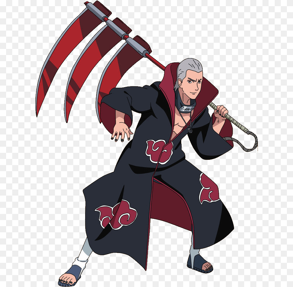 Naruto Shippuden Hidan, Adult, Female, Person, Sword Png