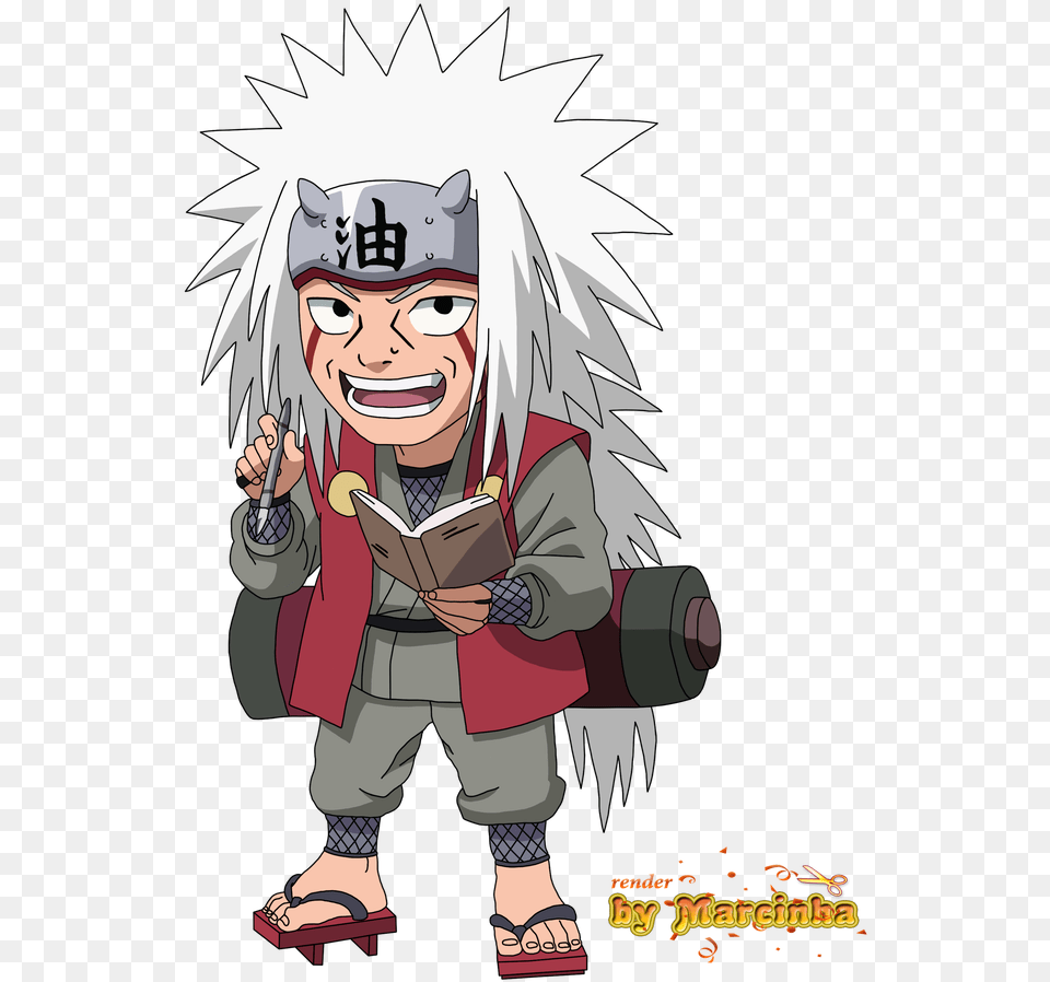 Naruto Shippuden Jiraiya Chibi, Book, Comics, Publication, Baby Png Image