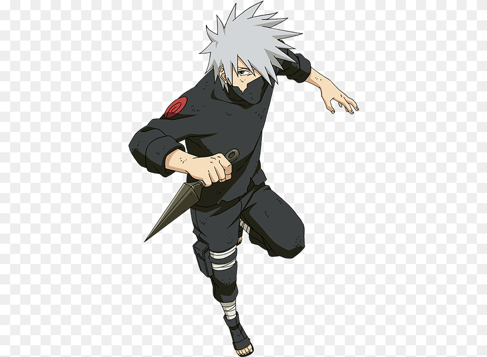 Naruto Shippuden Kakashi Vs Kakuzu, Book, Comics, Publication, Person Free Png