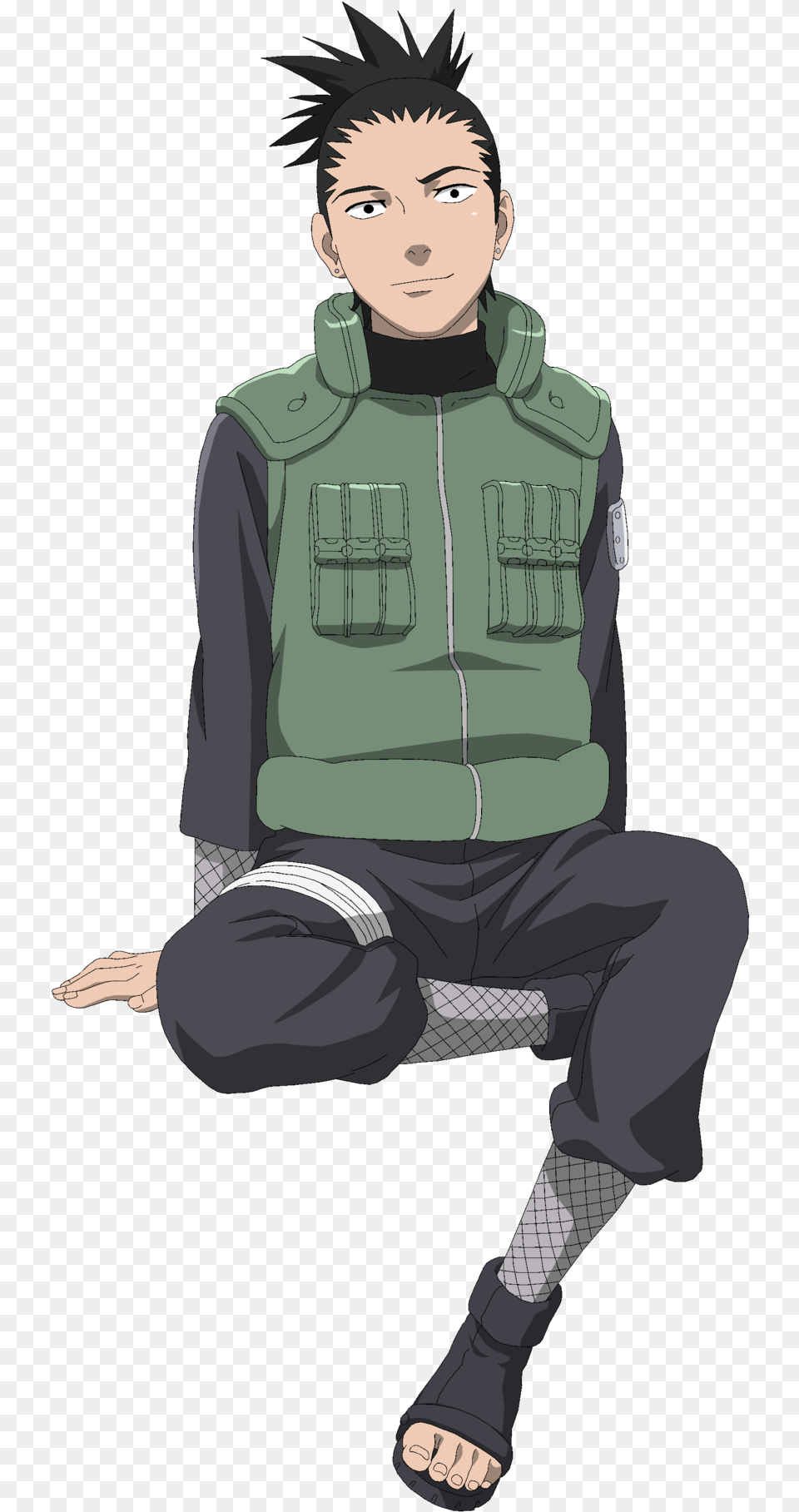 Naruto Shippuden Shikamaru, Sweatshirt, Sweater, Person, Male Free Transparent Png