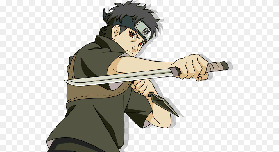 Naruto Shippuden Shisui Uchiha Clan Sharingan Picsart Shisui Render, Weapon, Sword, Person, Anime Free Png Download