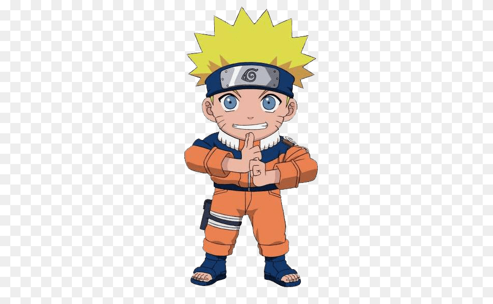 Naruto Small Baby, Book, Comics, Person Free Transparent Png