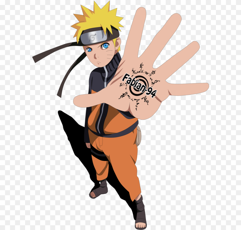 Naruto Uzumaki By Fabiansm Vector Transparent Transparent Transparent Background Naruto, Publication, Book, Comics, Boy Png