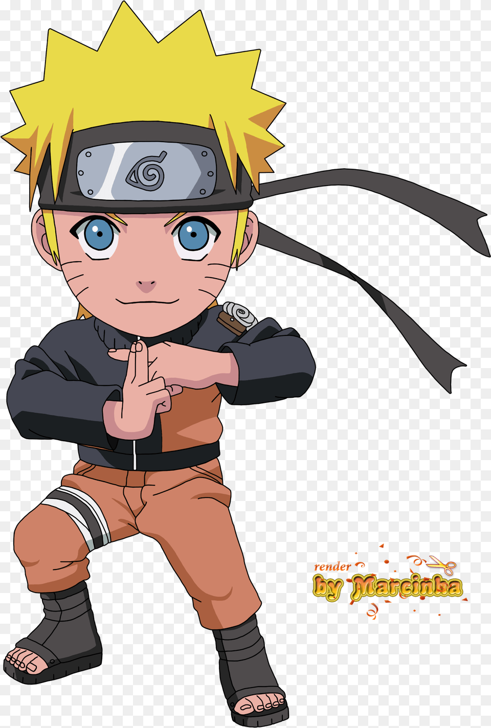 Naruto Uzumaki Chibi Chibi Naruto, Book, Comics, Publication, Baby Free Png Download