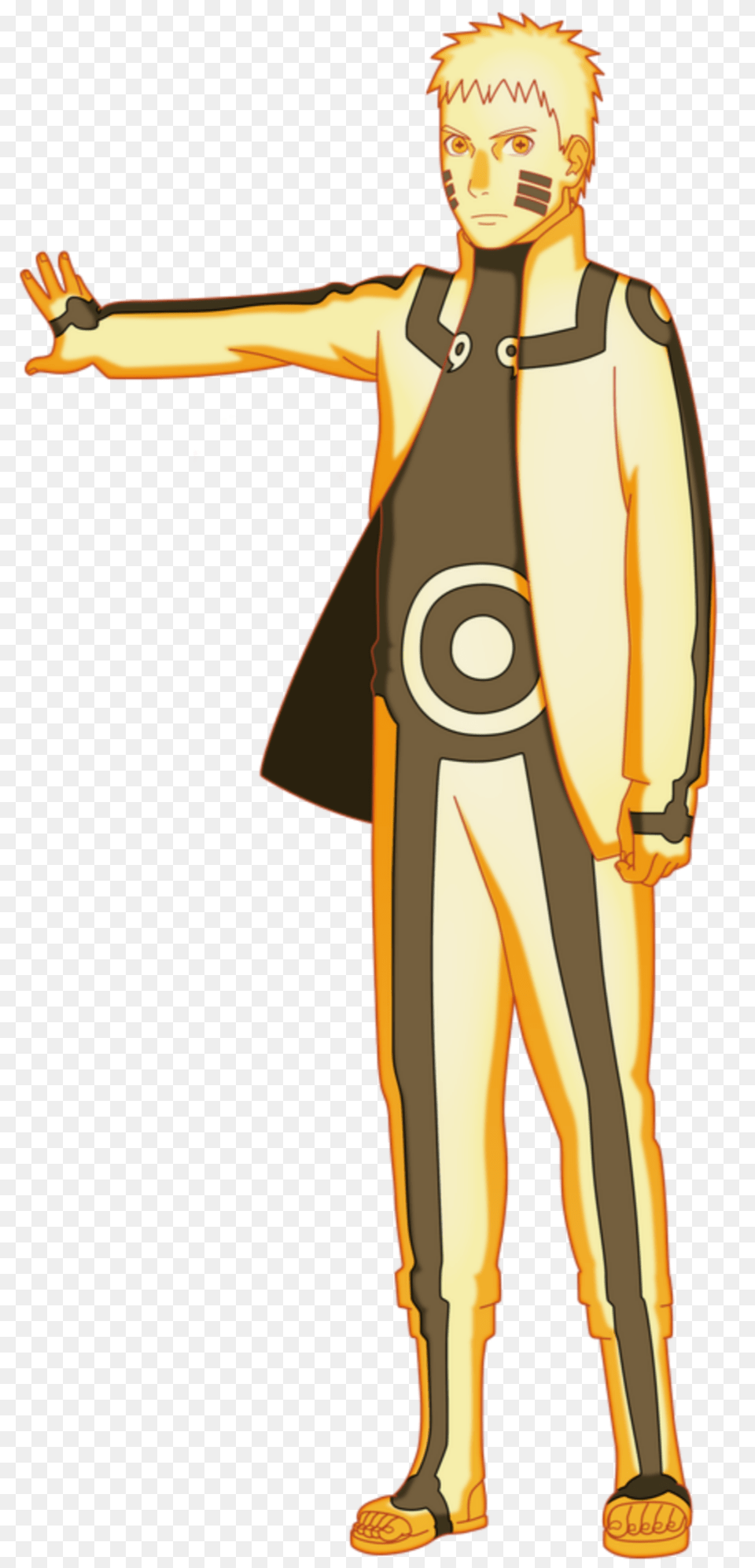 Naruto Uzumaki Kurama Kyubi Chakra Mode Dragon Ball Power Levels, Adult, Person, Man, Male Free Png