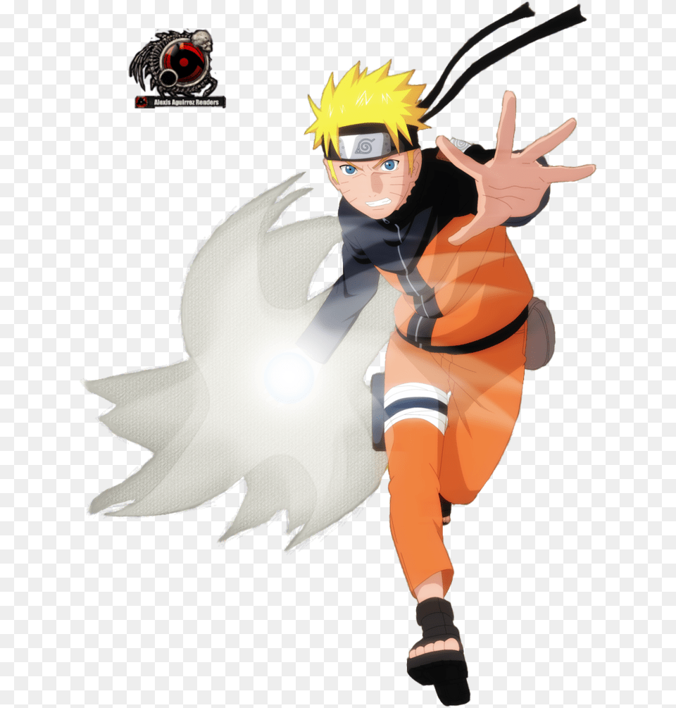 Naruto Uzumaki Rasen Shuriken Render By Alexisaguirrez Naruto Shippuden Naruto Rasen Shuriken, Book, Publication, Comics, Person Png