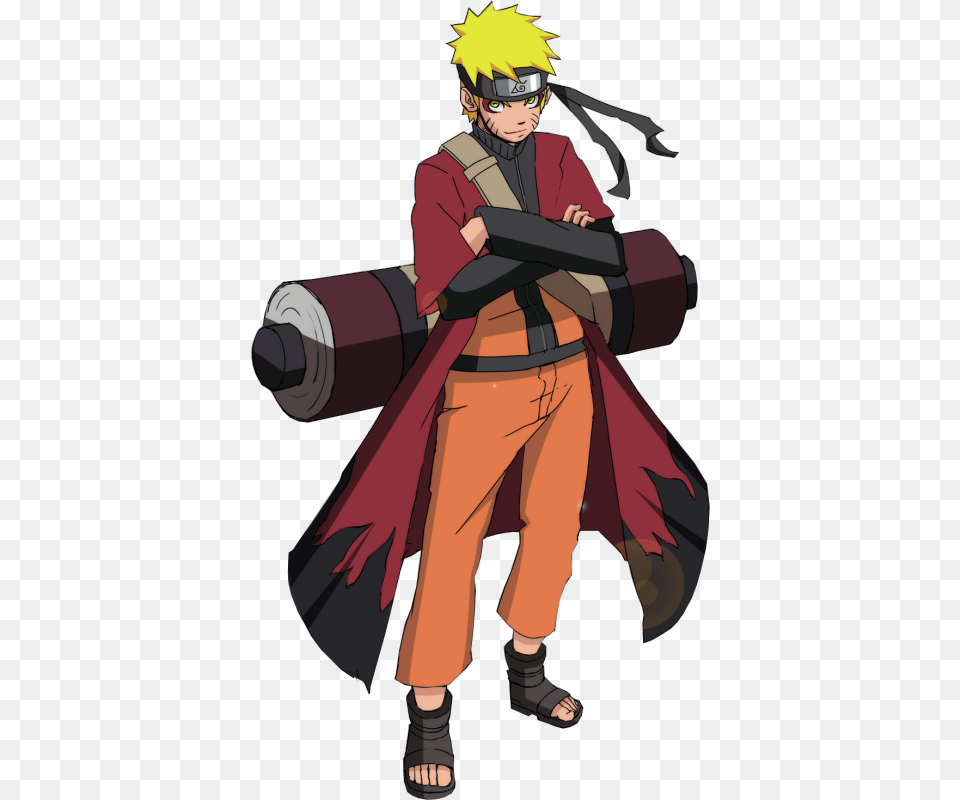 Naruto Uzumaki Sage Cloak, Publication, Book, Comics, Person Png