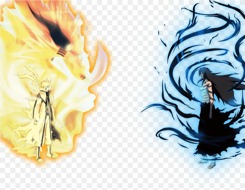 Naruto Uzumaki Vs Ichigo Kurosaki Download 1 Tails Chakra Mode, Publication, Book, Comics, Face Free Transparent Png