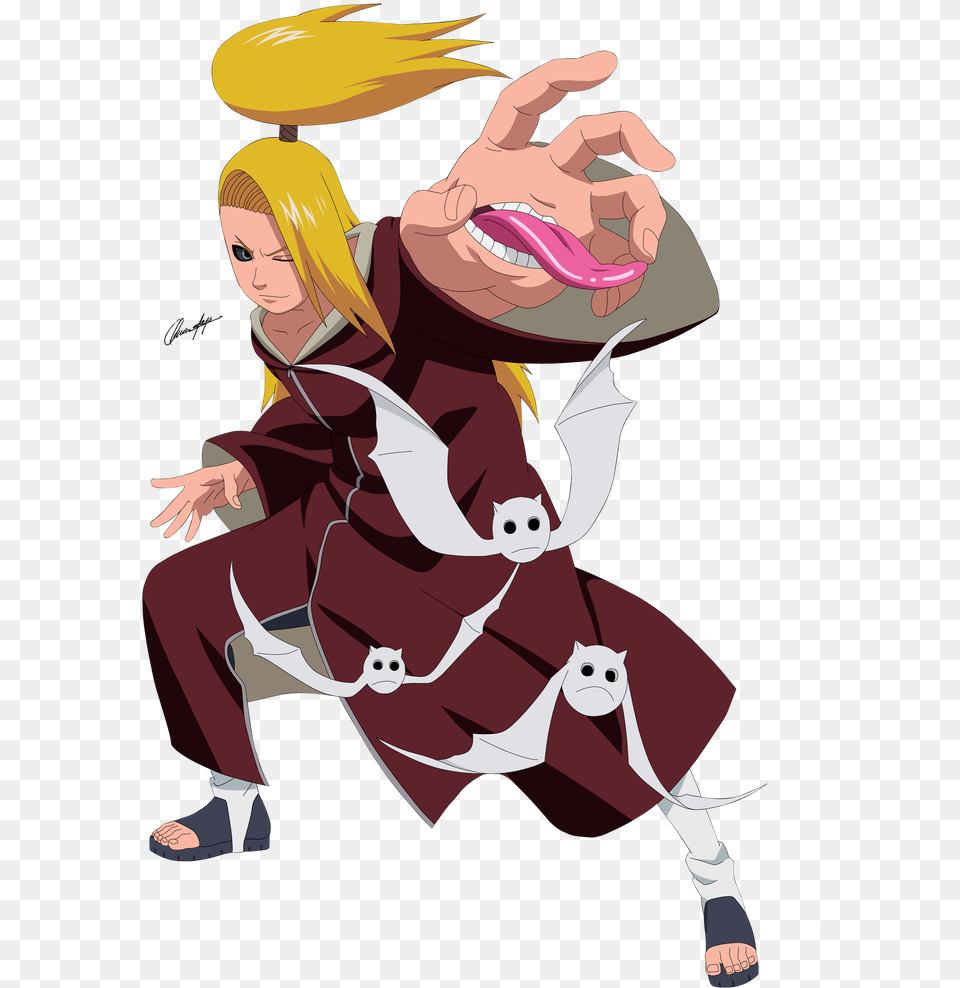 Naruto Wallpaper Hd Picture Of Deidara, Book, Comics, Publication, Person Free Png