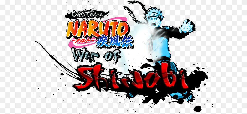 Naruto War Of Shinobi, Book, Publication, Adult, Male Png Image