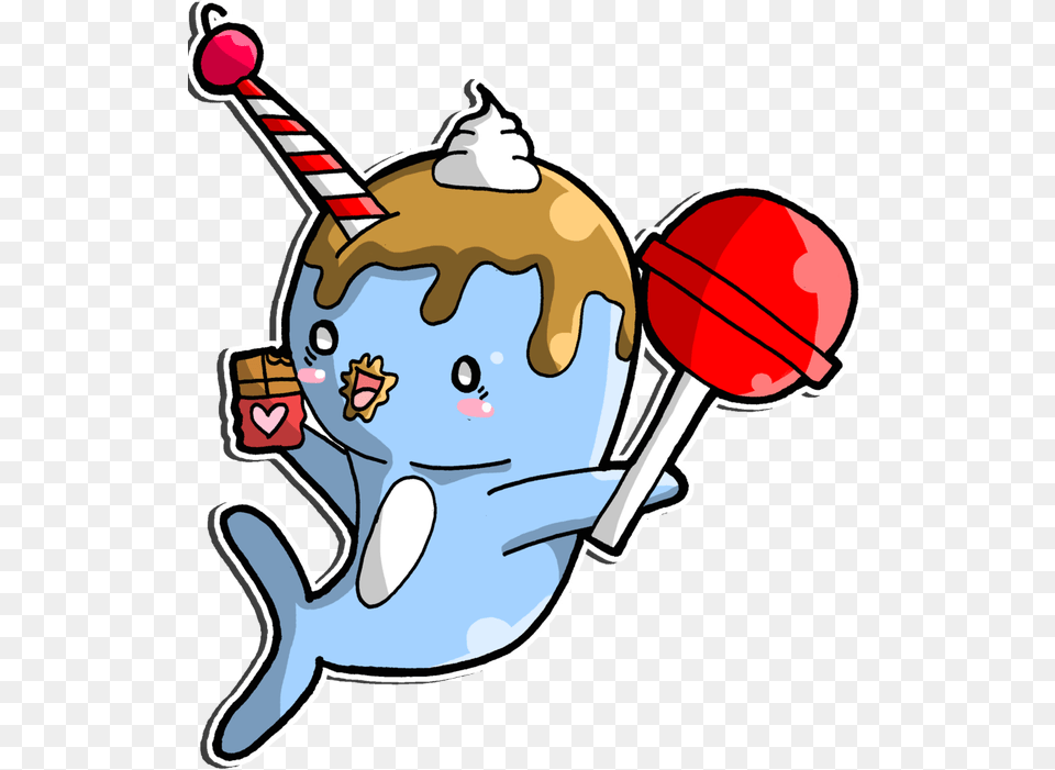 Narwhal Banner Freeuse Download Adorable Huge Freebie Candy Narwhal, Baby, Person, Face, Head Free Transparent Png