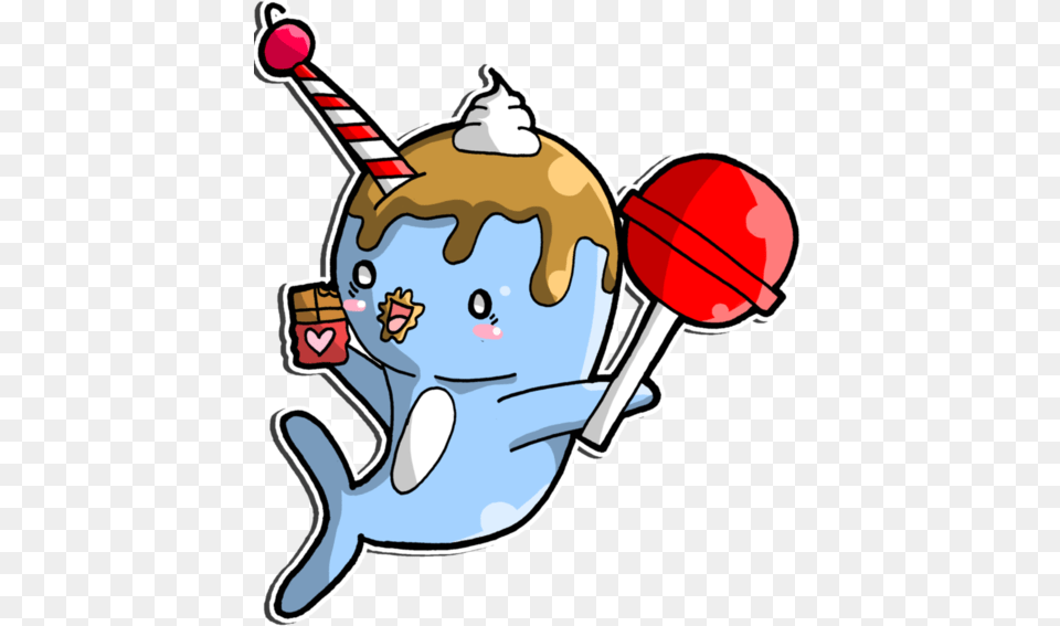 Narwhal Clipart Candy, Baby, Person, Face, Head Png Image