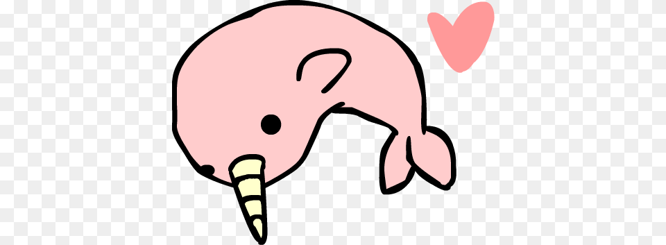 Narwhal Clipart Cute, Baby, Person, Animal, Mammal Png