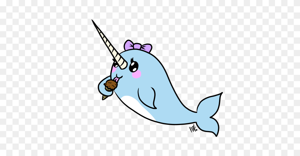 Narwhal Clipart Narwal, Animal, Mammal, Sea Life, Whale Png