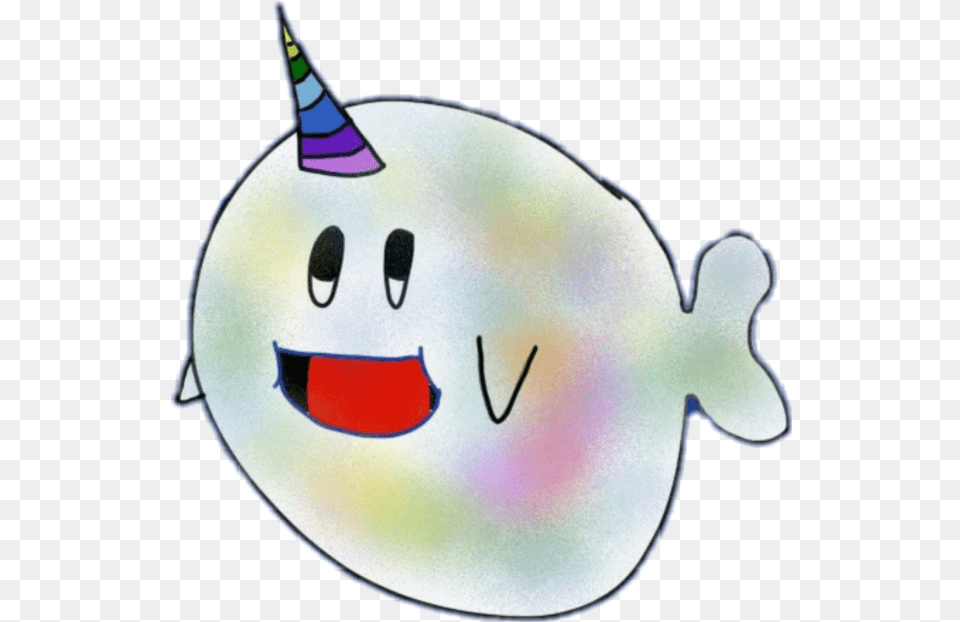 Narwhal Sticker Cartoon, Clothing, Hat, Face, Head Png