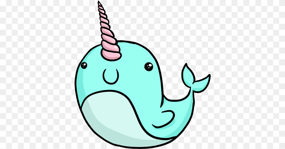 Narwhal Svg Adorable Narwhal Icon, Animal, Sea Life, Mammal, Whale Png