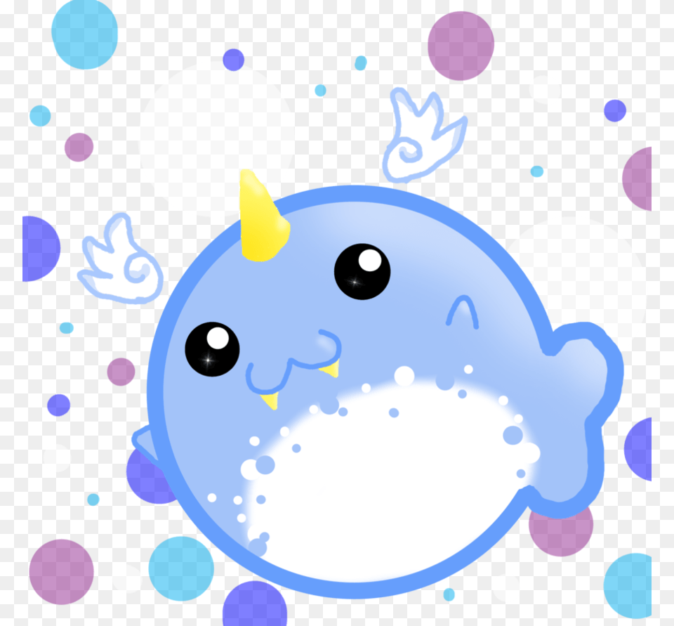 Narwhals Cartoon Cute, Balloon, Outdoors, Nature, Snow Free Transparent Png