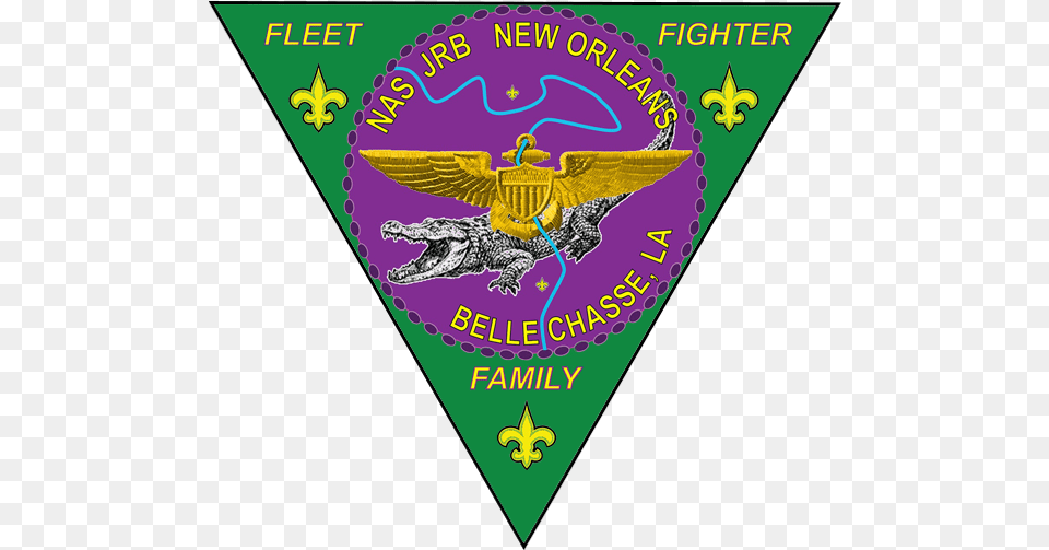 Nas Jrb New Orleans Insignia Nas Jrb New Orleans, Badge, Logo, Symbol, Animal Free Png