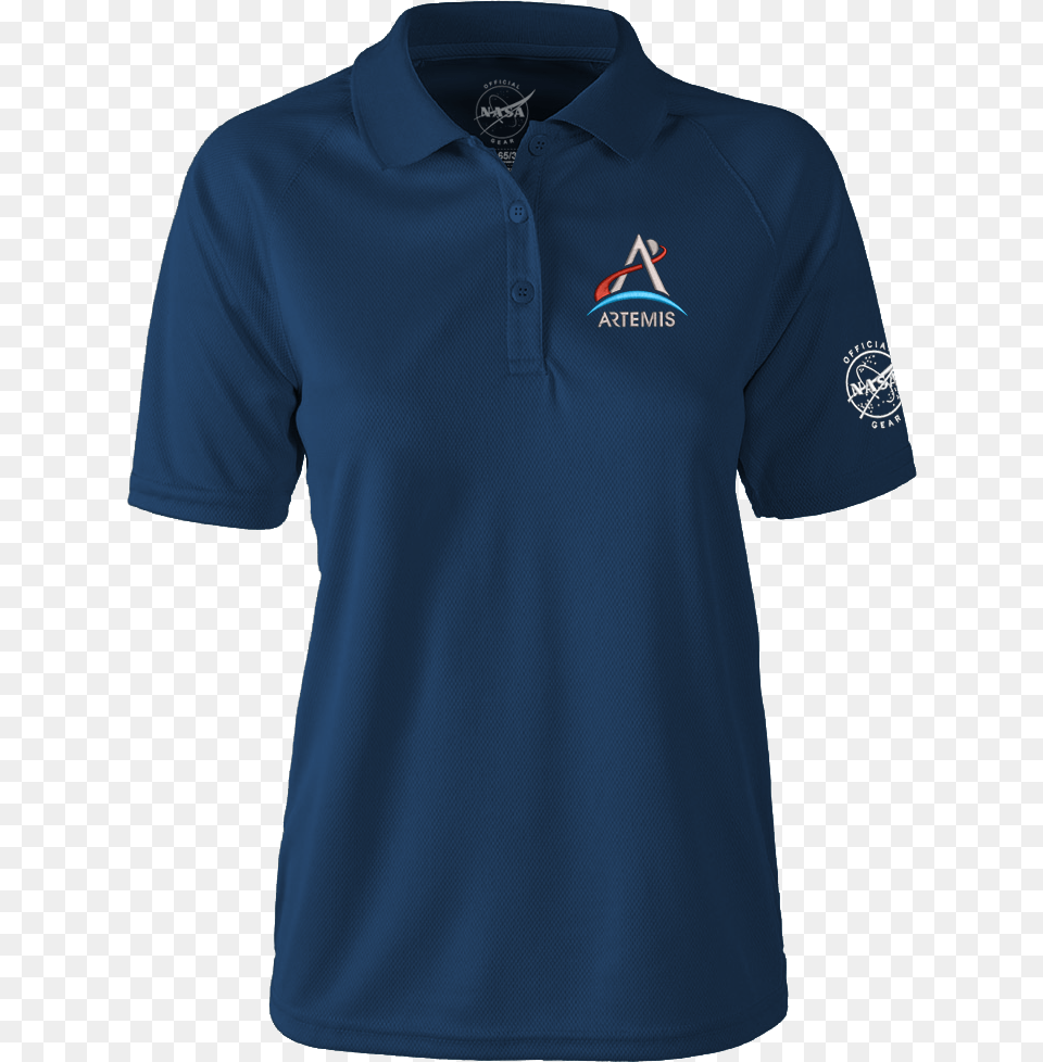 Nasa Artemis Logo Camiseta Joma Azul Marino, Clothing, Shirt, T-shirt Free Png