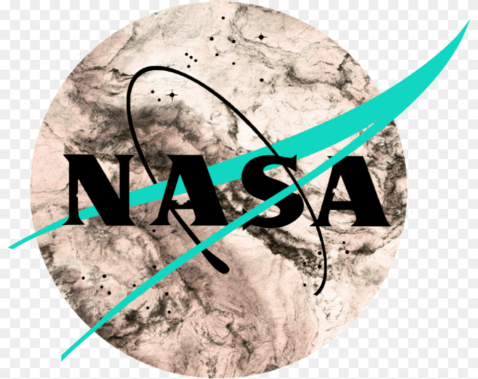 Nasa Logo Circle Draw Art Space Spaceman Spacetraveler Circle, Text, Blade, Dagger, Knife Free Png Download