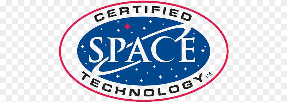 Nasa Logo White Certified Space Technology, Sticker, Disk Png Image