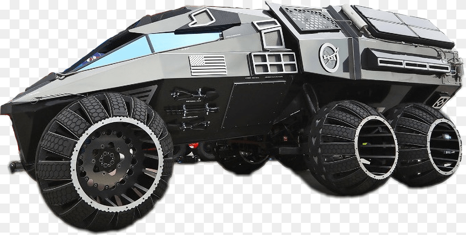 Nasa Mars Rover Space Offroad Future Science Mars Rover Concept, Wheel, Machine, Vehicle, Car Free Png