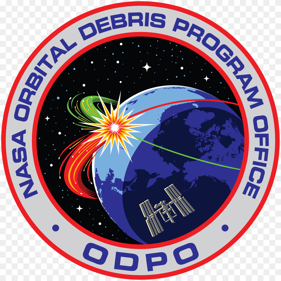 Nasa Orbital Debris Program Office Logo, Emblem, Symbol, Disk, Astronomy Free Transparent Png