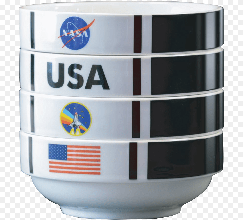 Nasa Shuttle Stackable Bowl Set, Soup Bowl, Cup, Mailbox Png