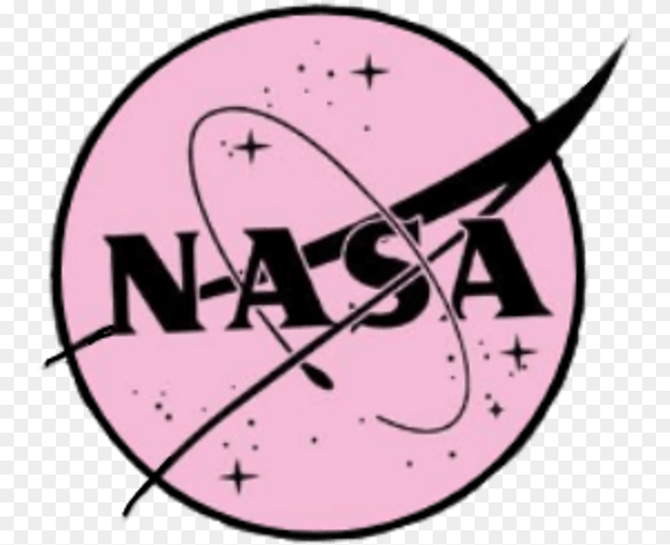 Nasa Space Newsticker Mysticker Pink Blackpink Stars Nasa Pink Logo, Text, Handwriting Free Png Download