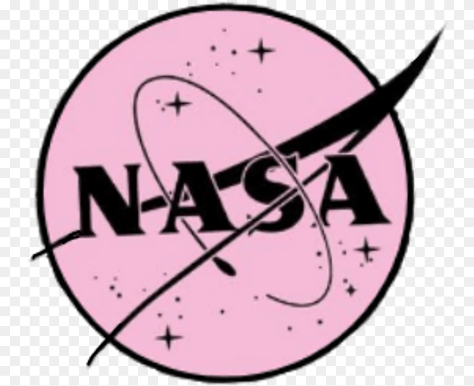 Nasa Space Newsticker Mysticker Pink Nasa Pink, Text, Handwriting Free Png Download