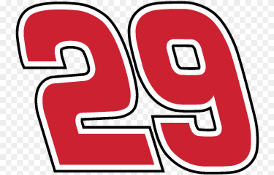 Nascar 29 Number Logo Racing Kevinharvick Harvick Kevin Harvick 29, Symbol, Text, First Aid Free Transparent Png