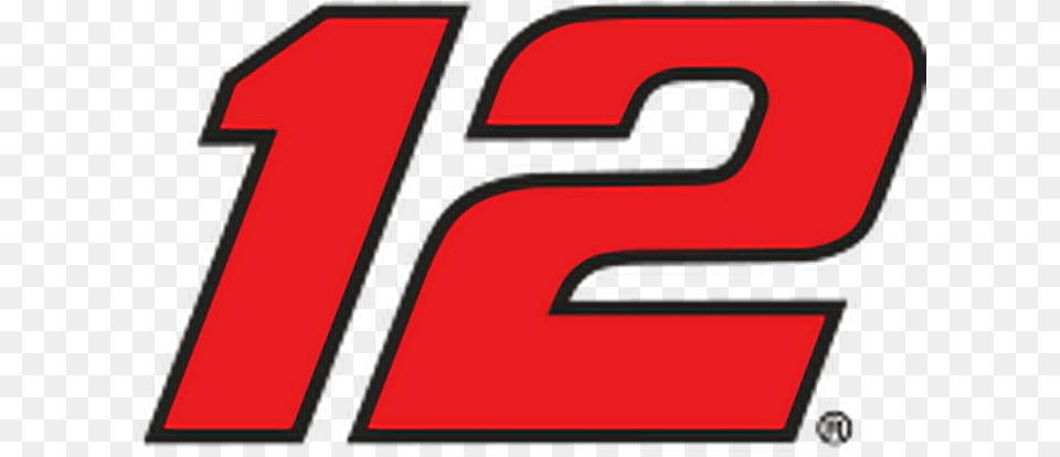 Nascar Number Ryanblaney Penske Teampenske Ryan Blaney 12, Symbol, Text, Car, Transportation Png Image