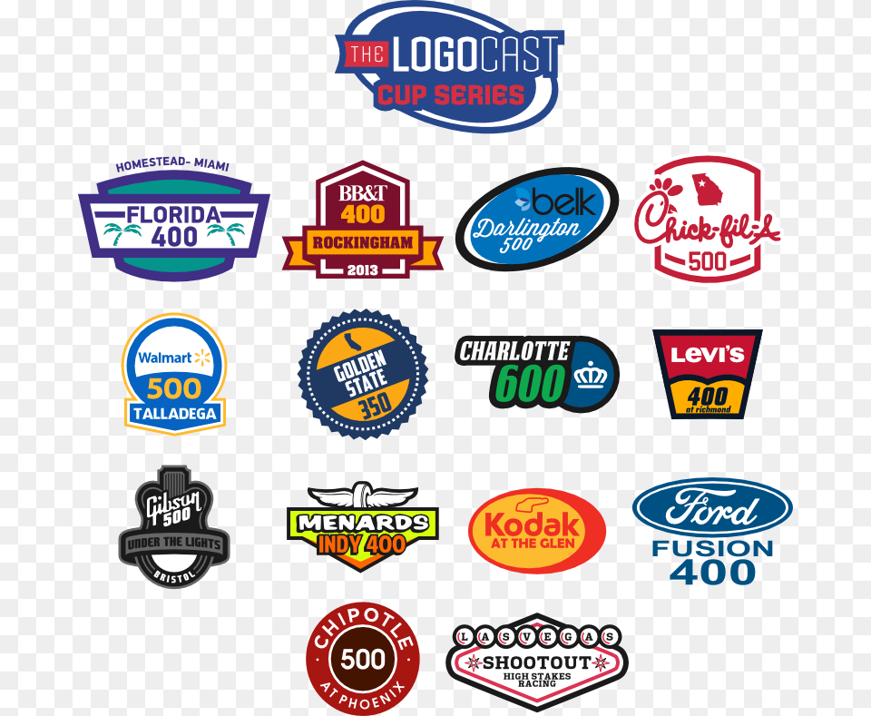 Nascar Race Logos, Badge, Logo, Symbol, Sticker Png Image