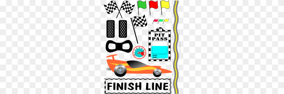 Nascar Racing Finish Line Clipart, Machine, Wheel Free Png