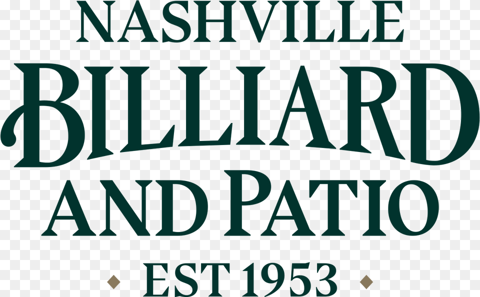 Nashville Billiard Logo Calligraphy, Book, Publication, Text, Scoreboard Free Transparent Png