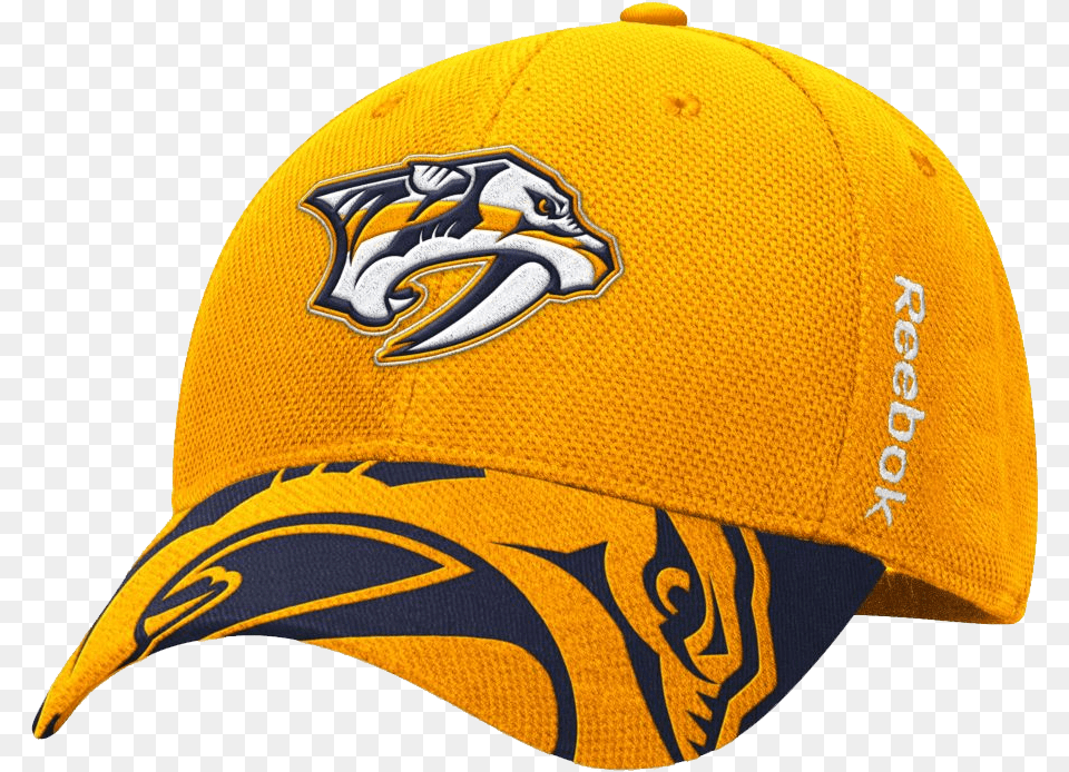 Nashville Predators 2015 Draft Cap Nashville Predators Hat, Baseball Cap, Clothing, Ball, Football Free Png