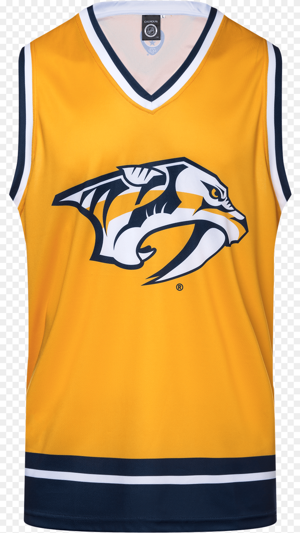 Nashville Predators Hockey Tankclass Nashville Predators, Clothing, Shirt, Jersey, Person Png Image