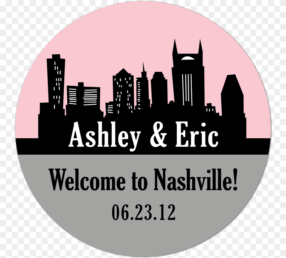 Nashville Tennessee Skyline Personalized Sticker Tennesseesweettee Headband Hair No Time To Care Messy, City, Metropolis, Photography, Urban Free Png Download